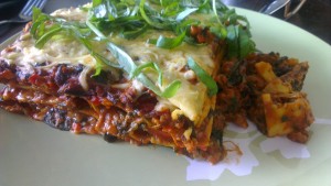 Veggie lasagne met spinazie